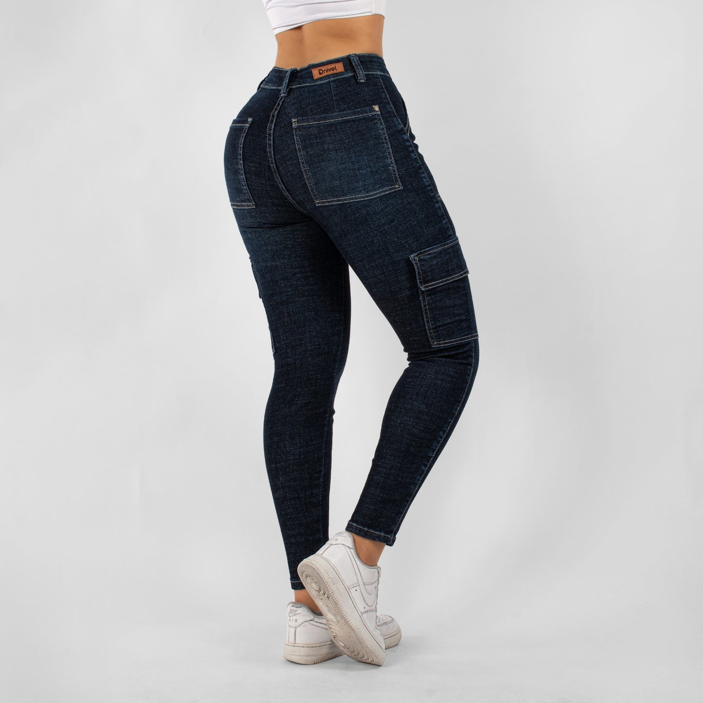 Jeans Mujer Premium Cargo