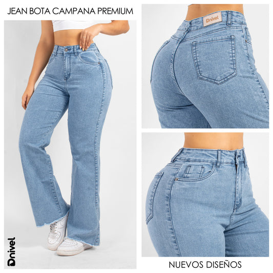 Jeans Mujer Premium Tono Claro